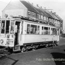 Straenbahn Linie 30, auf dem Weg vom Handweise nach Meererbusch (Foto von 1952)