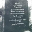 Grabstein auf dem Jdischen Friedhof in Lank