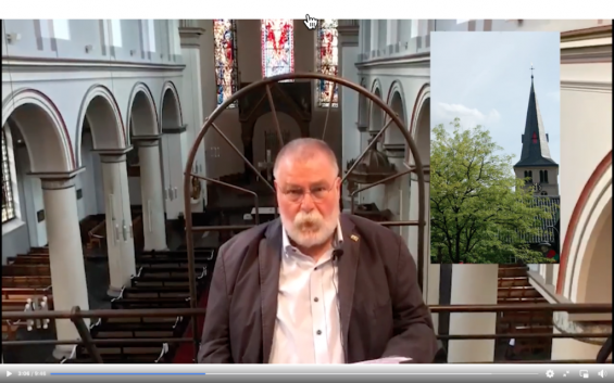 Franz-Josef Jrgens beim Vortrag (Screenshot aus dem Video)