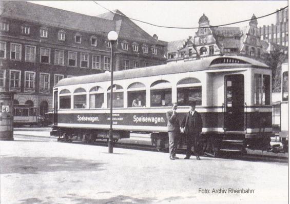 Speisewagen der K-Bahn 1929
