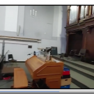 Orgelempore (Screenshot aus dem Video)