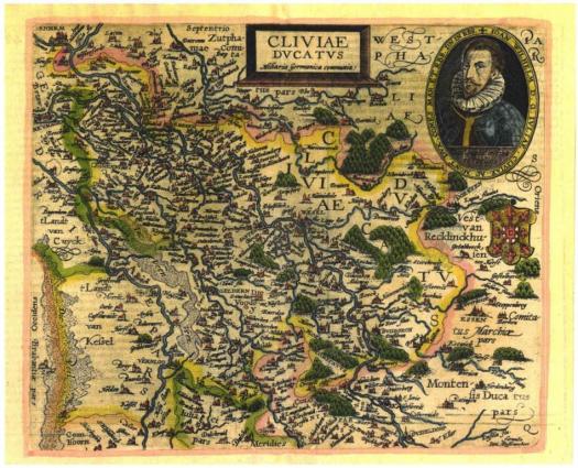 Cliviae-Ducatus-Karte